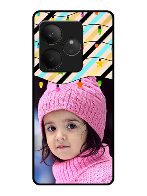 Custom Realme GT 6 Custom Glass Phone CaseLights Hanging Design