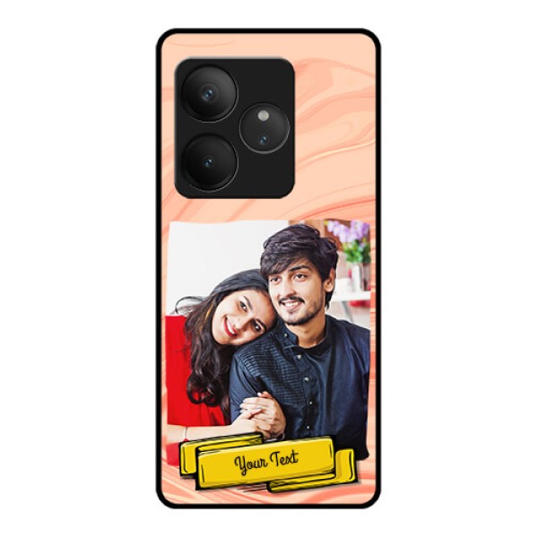 Realme GT 6 Custom Glass Phone CaseMarble Texture Design Realme GT 6 Custom Glass Phone CaseMarble Texture Design