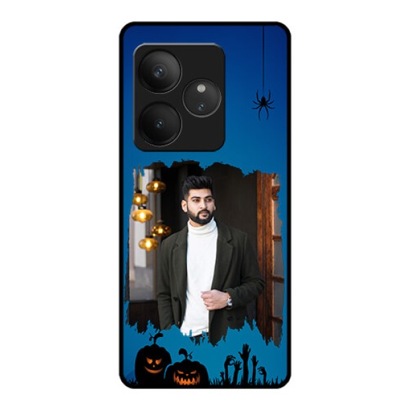 Realme GT 6 Custom Glass Phone CaseWith Pro Halloween Design Realme GT 6 Custom Glass Phone CaseWith Pro Halloween Design