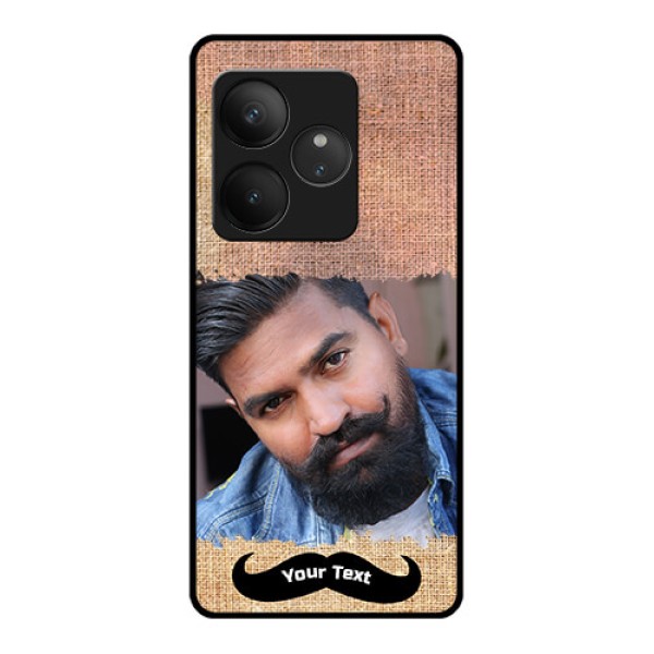 Realme GT 6 Custom Glass Phone CaseWith Texture Design