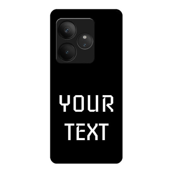 Realme GT 6 Custom Glass Phone CaseYour Name Design