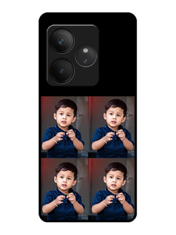 Custom Realme GT 6 Custom Glass Phone Case4 Image Holder Design