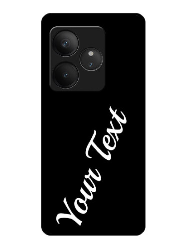 Custom Realme GT 6 Custom Glass Phone CaseWith Your Name Design