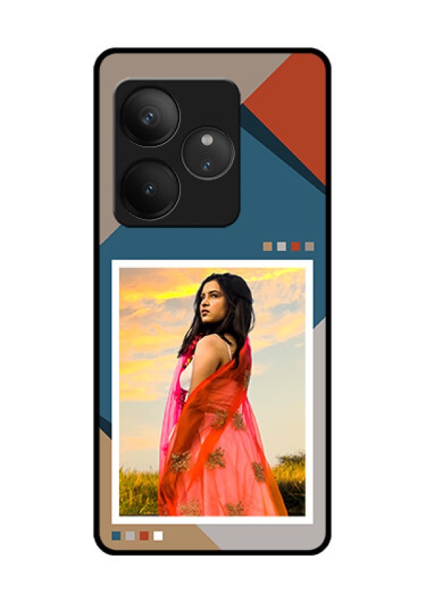 Realme GT 6 Custom Glass Phone CaseRetro Color Pallet Design