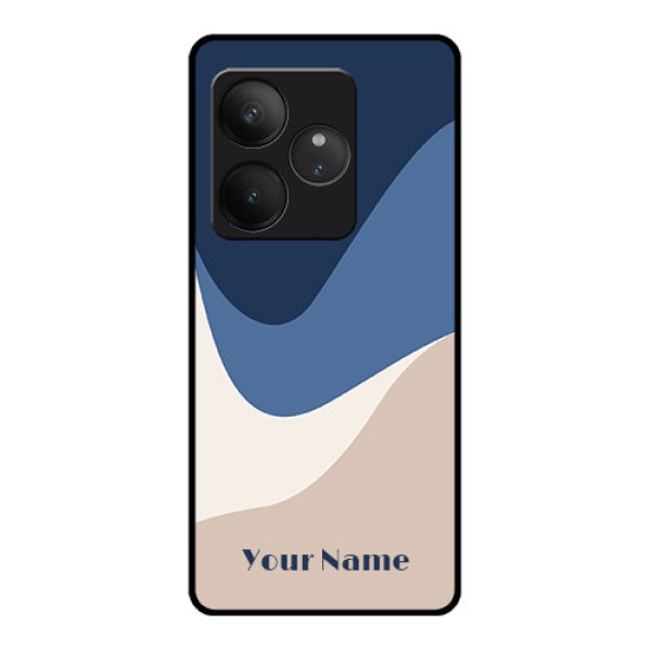 Realme GT 6 Custom Glass Phone CaseAbstract Drip Art Design