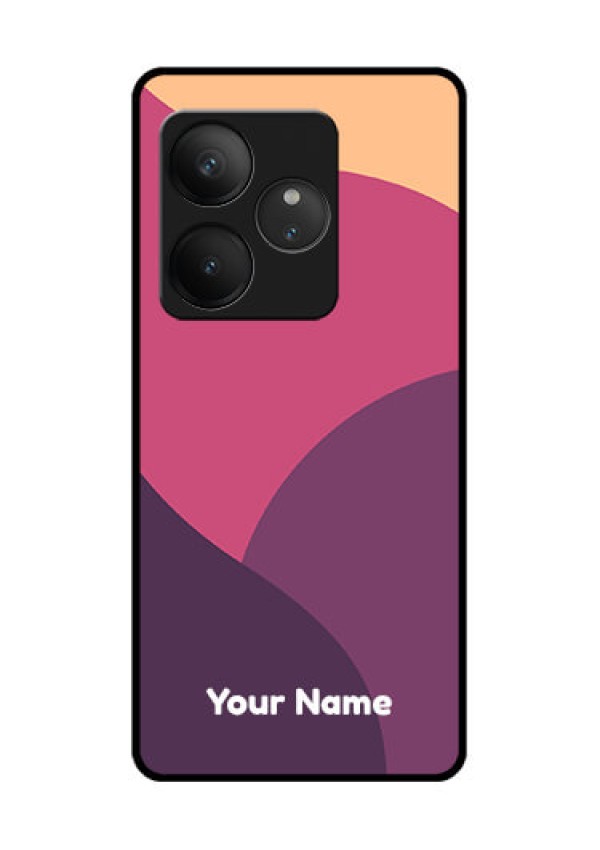 Realme GT 6 Custom Glass Phone CaseMixed Multi - Colour Abstract Art Design