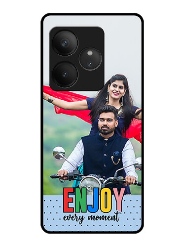 Custom Realme GT 6 Custom Glass Phone CaseEnjoy Every Moment Design