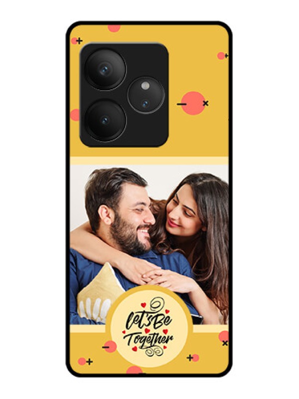 Custom Realme GT 6 Custom Glass Phone CaseLets Be Together Design