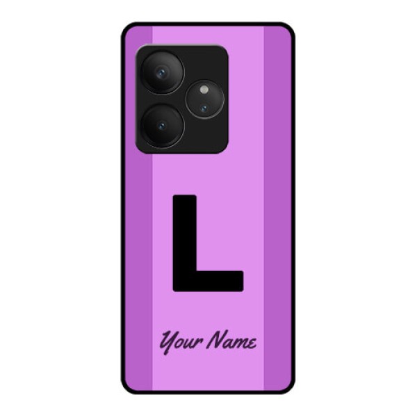 Realme GT 6 Custom Glass Phone CaseTricolor Custom Text Design Realme GT 6 Custom Glass Phone CaseTricolor Custom Text Design
