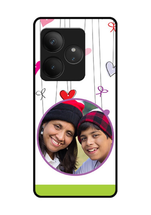 Realme GT 6T 5G Custom Glass Phone CaseCute Kids Phone Case Design