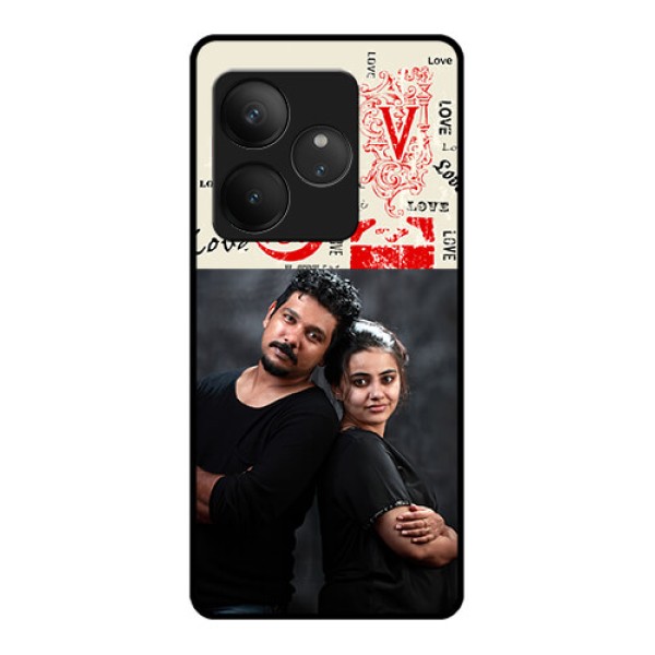 Realme GT 6T 5G Custom Glass Phone CaseTrendy Love Design Case Realme GT 6T 5G Custom Glass Phone CaseTrendy Love Design Case