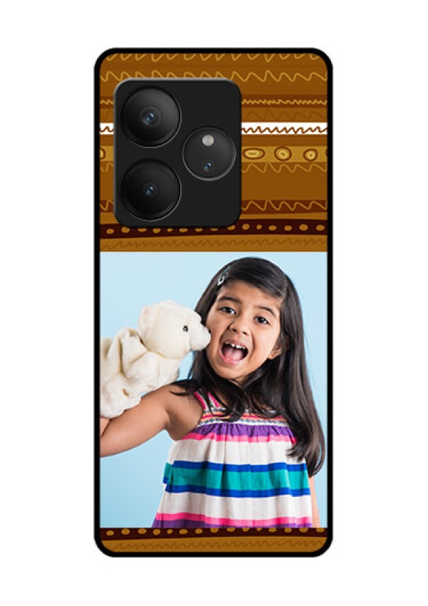 Realme GT 6T 5G Custom Glass Phone CaseFriends Picture Upload Design