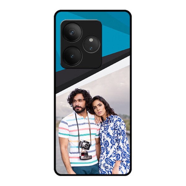 Realme GT 6T 5G Custom Glass Phone CaseSimple Pattern Photo Upload Design Realme GT 6T 5G Custom Glass Phone CaseSimple Pattern Photo Upload Design