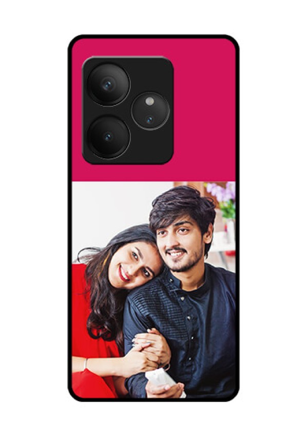 Realme GT 6T 5G Custom Glass Phone CaseAnniversary Cover Design