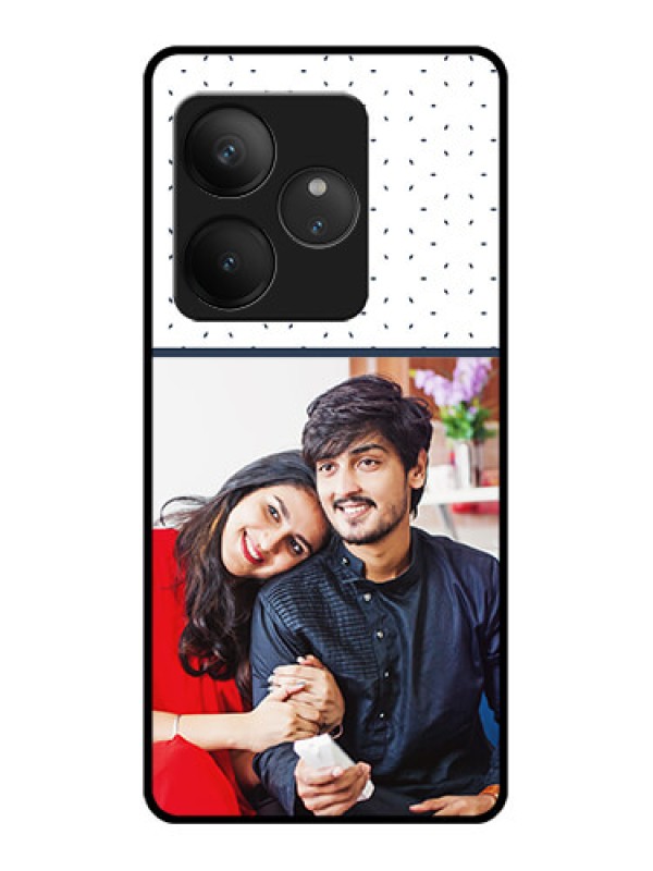 Custom Realme GT 6T 5G Custom Glass Phone CasePremium Dot Design