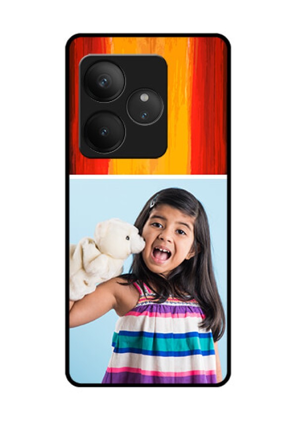 Realme GT 6T 5G Custom Glass Phone CaseMulti Color Design