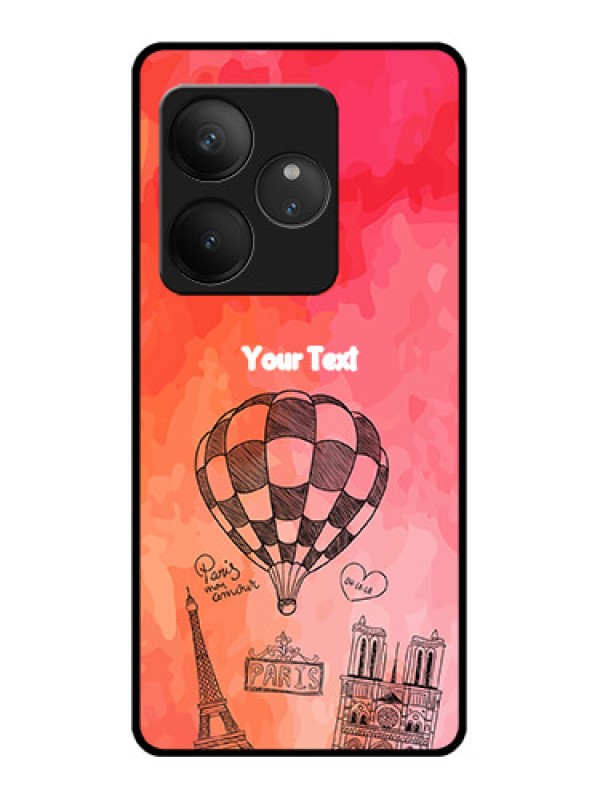 Custom Realme GT 6T 5G Custom Glass Phone CaseParis Theme Design