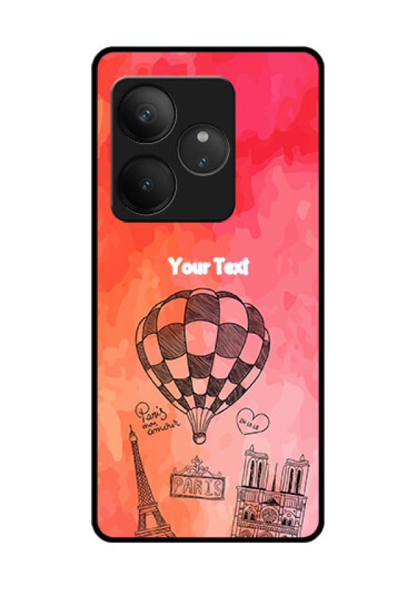 Realme GT 6T 5G Custom Glass Phone CaseParis Theme Design