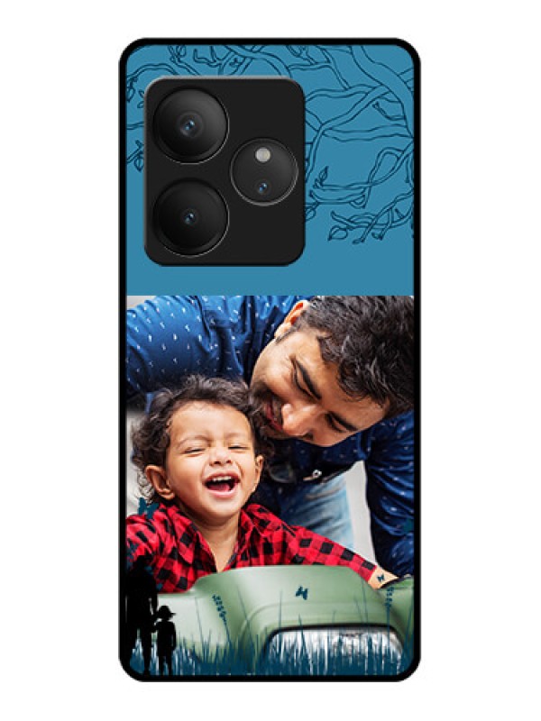 Custom Realme GT 6T 5G Custom Glass Phone CaseBest Dad Design