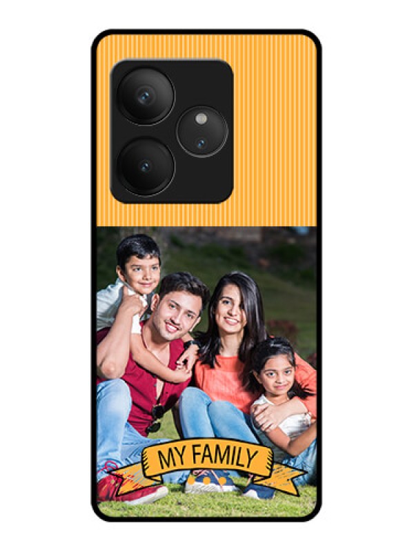 Custom Realme GT 6T 5G Custom Glass Phone CaseMy Family Design