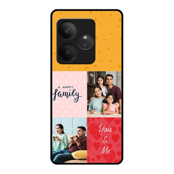 Realme GT 6T 5G Custom Glass Phone CaseImages With Quotes Design