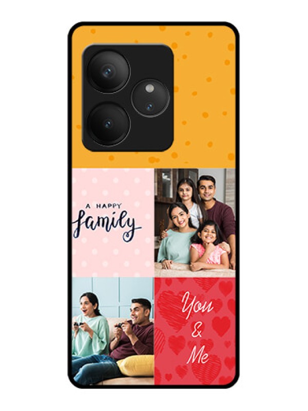 Custom Realme GT 6T 5G Custom Glass Phone CaseImages With Quotes Design