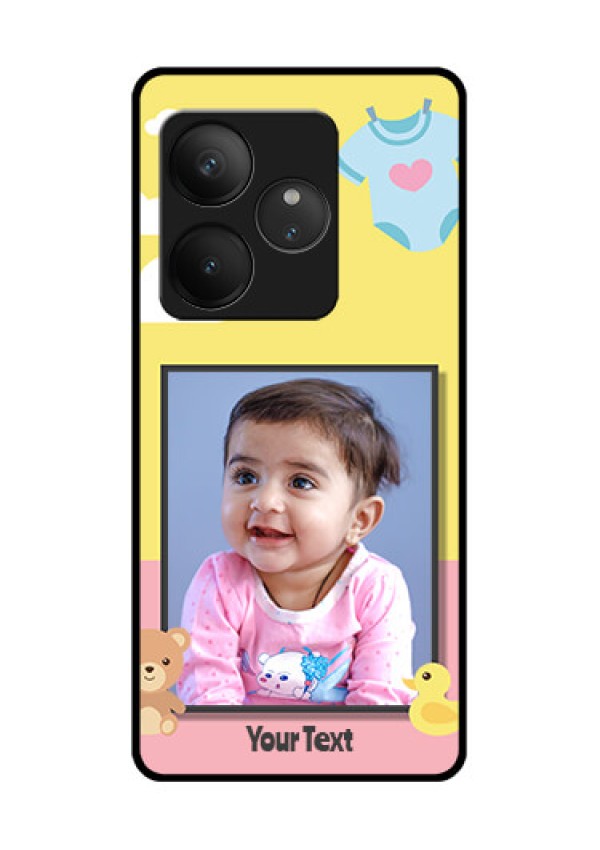 Realme GT 6T 5G Custom Glass Phone CaseKids 2 Color Design