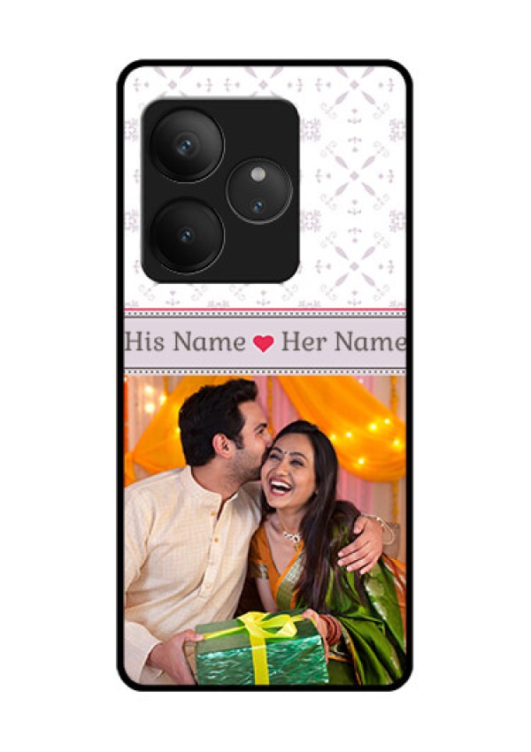 Realme GT 6T 5G Custom Glass Phone CaseWith Photo And Ethnic Design