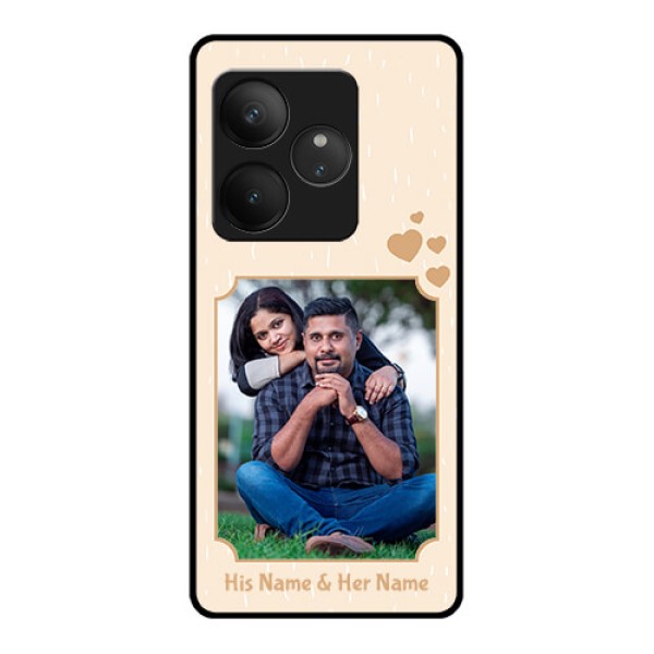 Realme GT 6T 5G Custom Glass Phone CaseWith Confetti Love Design Realme GT 6T 5G Custom Glass Phone CaseWith Confetti Love Design