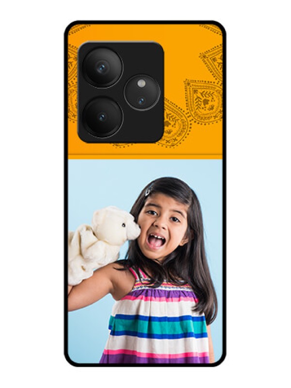 Custom Realme GT 6T 5G Custom Glass Phone CasePhoto Wedding Design