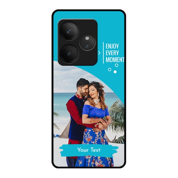 Realme GT 6T 5G Custom Glass Phone CaseHappy Moment Design