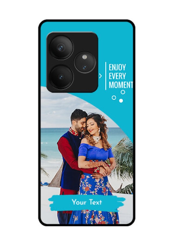 Realme GT 6T 5G Custom Glass Phone CaseHappy Moment Design