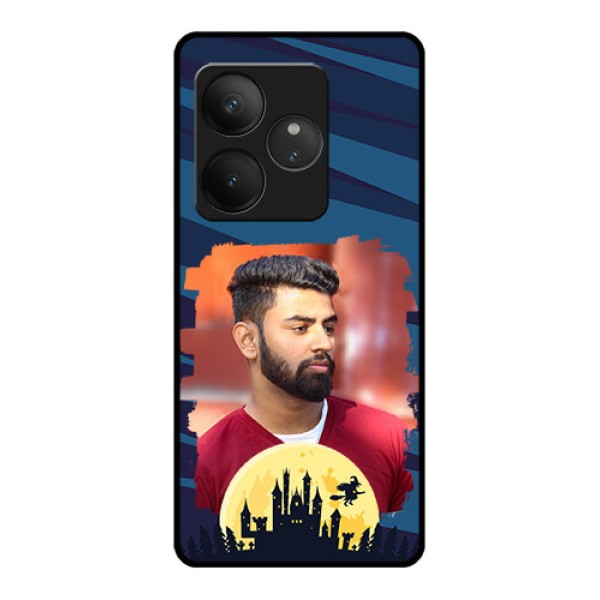 Realme GT 6T 5G Custom Glass Phone CaseHalloween Witch Design Realme GT 6T 5G Custom Glass Phone CaseHalloween Witch Design