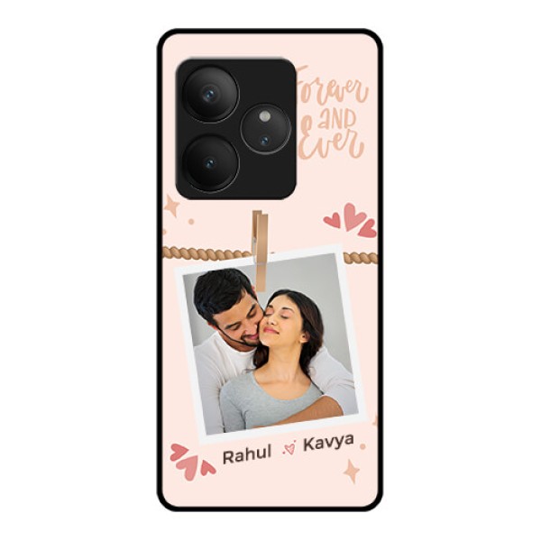Realme GT 6T 5G Custom Glass Phone CaseForever And Ever Love Design Realme GT 6T 5G Custom Glass Phone CaseForever And Ever Love Design