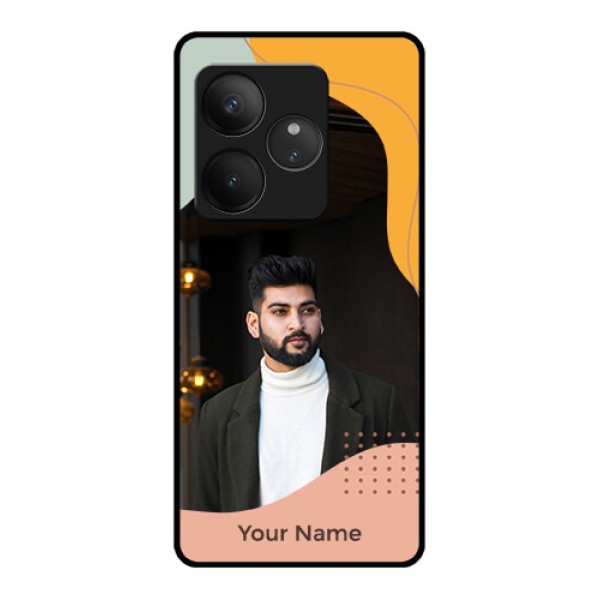 Realme GT 6T 5G Custom Glass Phone CaseTri - Coloured Overlay Design Realme GT 6T 5G Custom Glass Phone CaseTri - Coloured Overlay Design