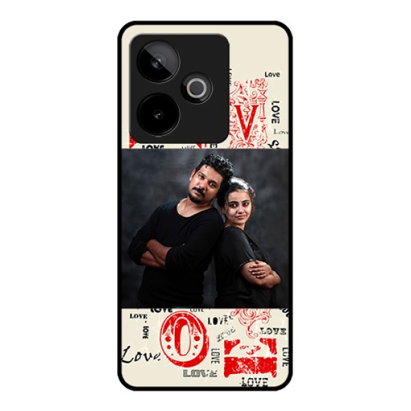 Realme GT 7 5G Custom Glass Phone Case - Trendy Love Design Case Realme GT 7 5G Custom Glass Phone Case - Trendy Love Design Case