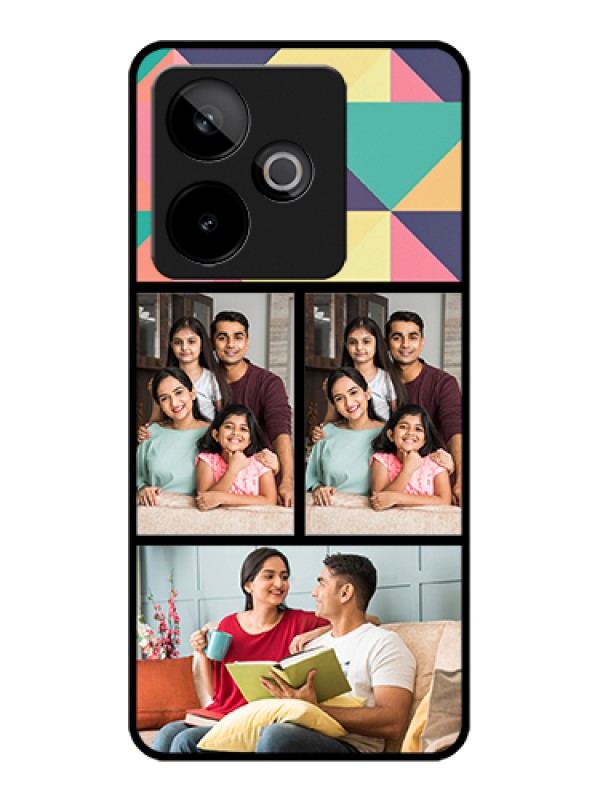 Custom Realme GT 7 5G Custom Glass Phone Case - Bulk Pic Upload Design