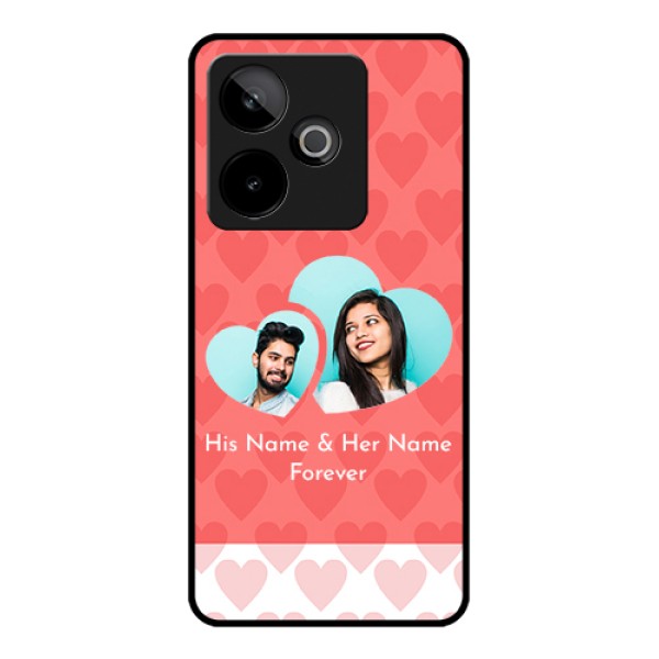Realme GT 7 5G Custom Glass Phone Case - Couple Pic Upload Design Realme GT 7 5G Custom Glass Phone Case - Couple Pic Upload Design