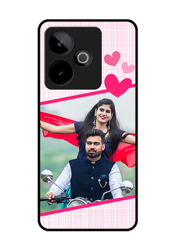 Realme GT 7 5G Custom Glass Phone Case - Love Shape Heart Design