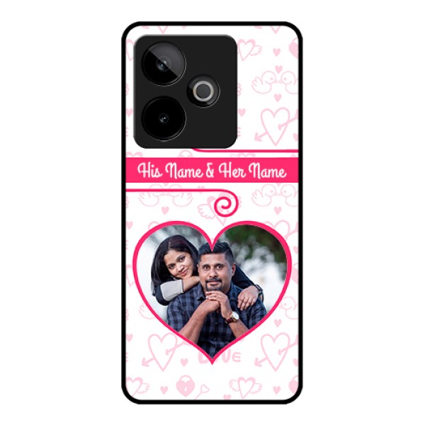 Realme GT 7 5G Custom Glass Phone Case - Heart Shape Love Design Realme GT 7 5G Custom Glass Phone Case - Heart Shape Love Design