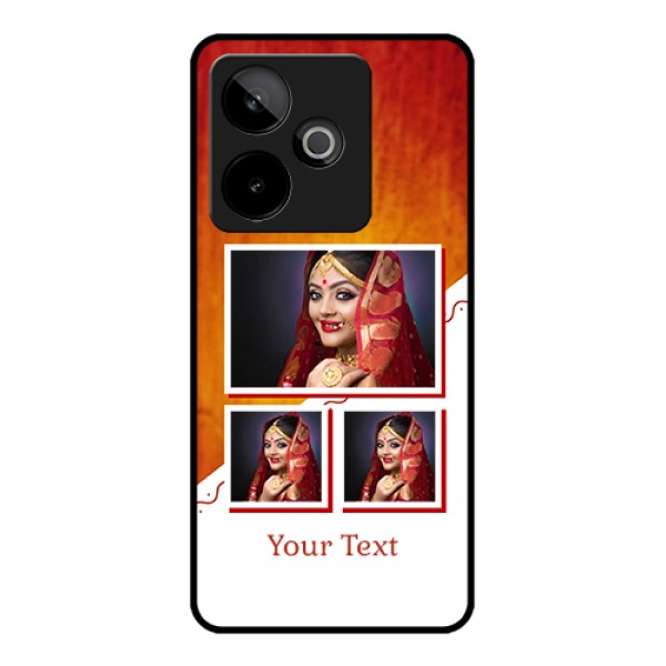 Realme GT 7 5G Custom Glass Phone Case - Wedding Memories Design