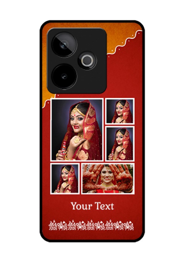 Realme GT 7 5G Custom Glass Phone Case - Wedding Pic Upload Design