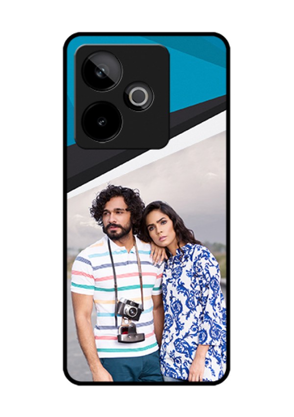 Realme GT 7 5G Custom Glass Phone Case - Simple Pattern Photo Upload Design