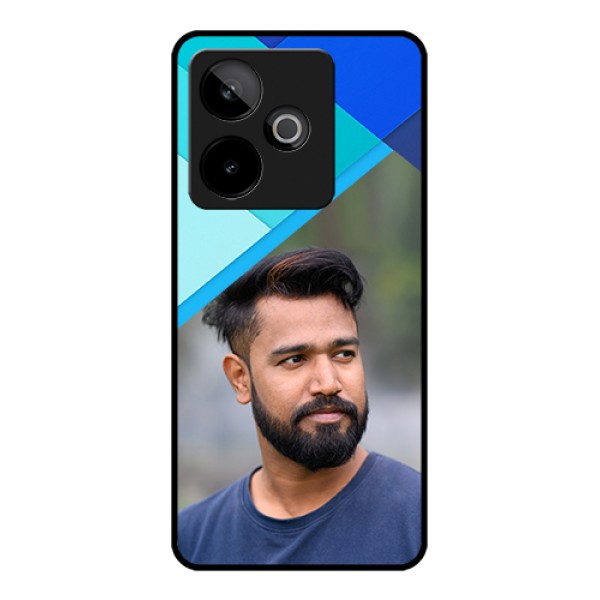 Realme GT 7 5G Custom Glass Phone Case - Blue Pattern Design