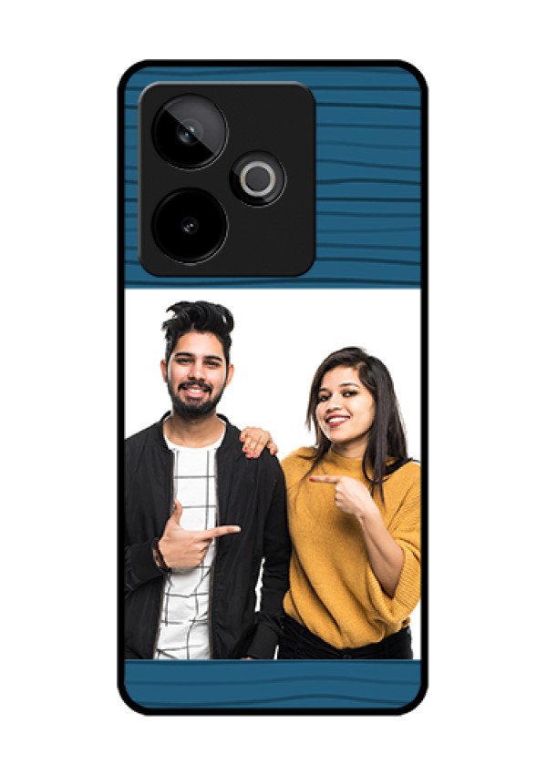 Realme GT 7 5G Custom Glass Phone Case - Blue Pattern Cover Design