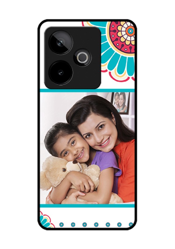 Realme GT 7 5G Custom Glass Phone Case - Flower Design