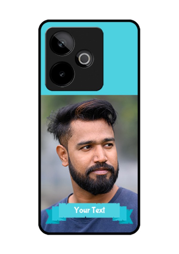 Realme GT 7 5G Custom Glass Phone Case - Blue Color Design