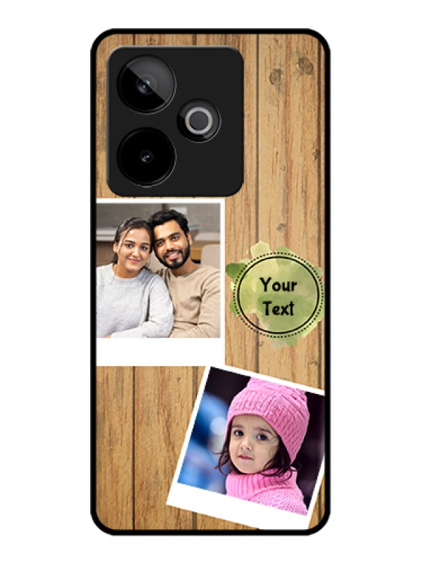 Custom Realme GT 7 5G Custom Glass Phone Case - Wooden Texture Design