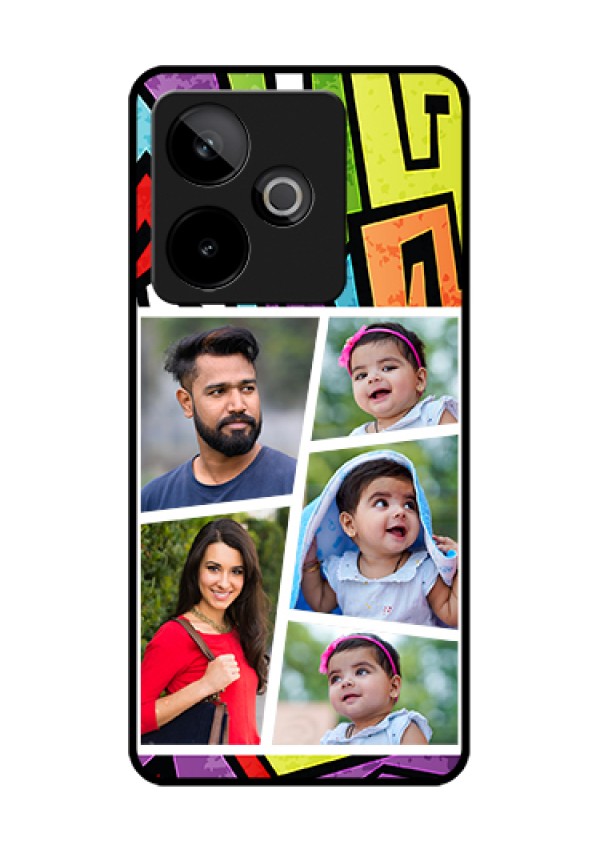 Realme GT 7 5G Custom Glass Phone Case - Graffiti Pattern Design