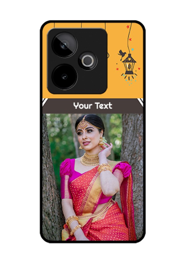 Realme GT 7 5G Custom Glass Phone Case - With Family Picture And Icons